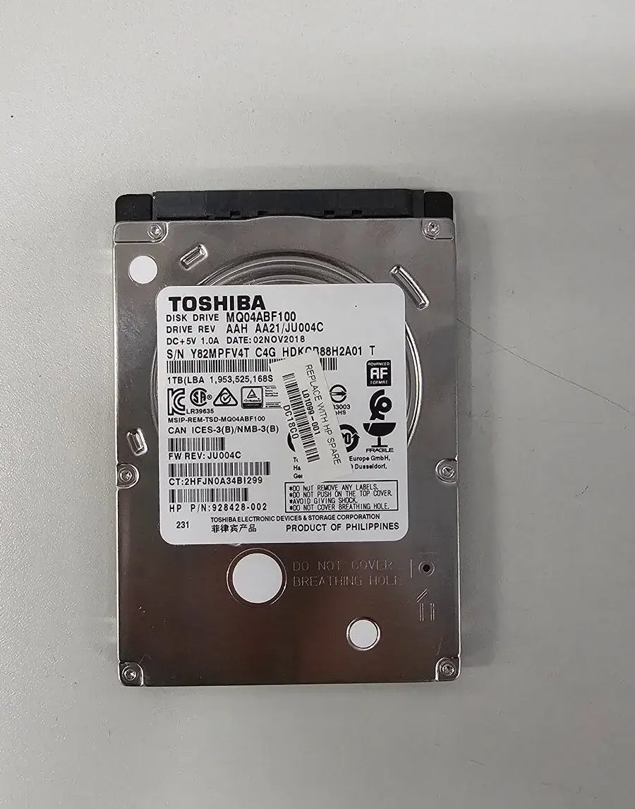 HDD Toshiba SATA DISK 2,5´ 1TB