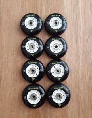 Kolečka Rollerblade 80mm 85A, ložiska SG7, spacery