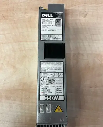 Dell 350W zdroj do server, hot plug