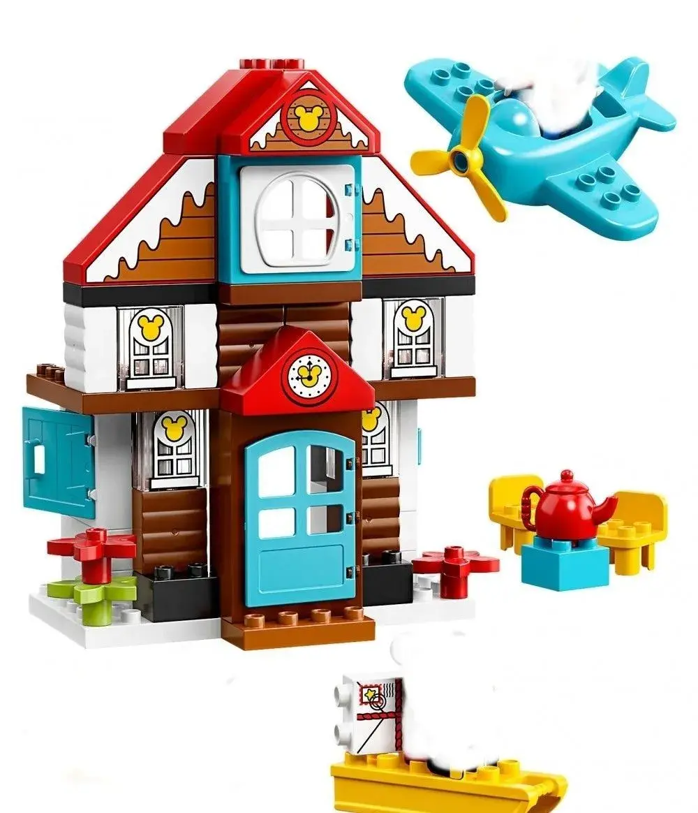 DUPLO sady i dílky solo: farma,Mickey,Minnie,popeláři.