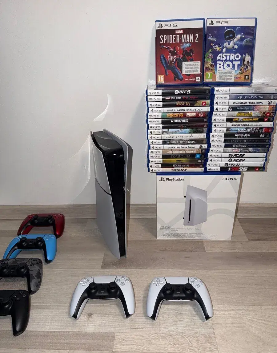 Sony Ps5 slim 1TB+záruka (CFI20xxB)+disc drive