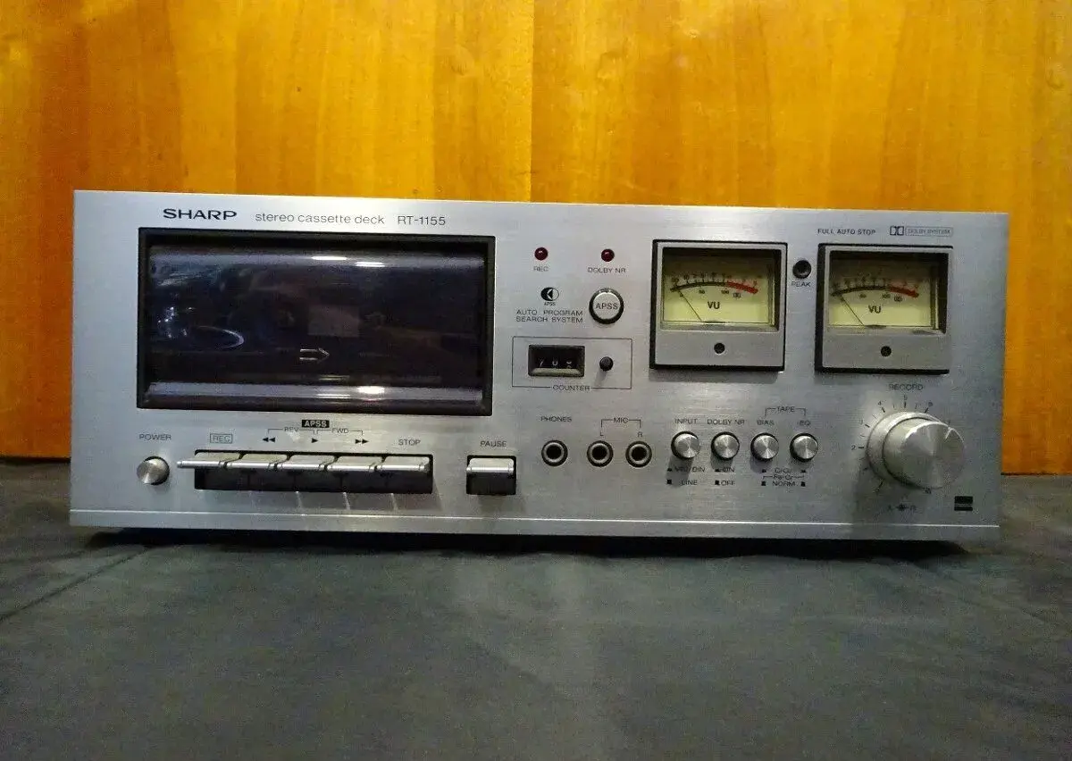 stereo cassette tape deck SHARP RT-1155