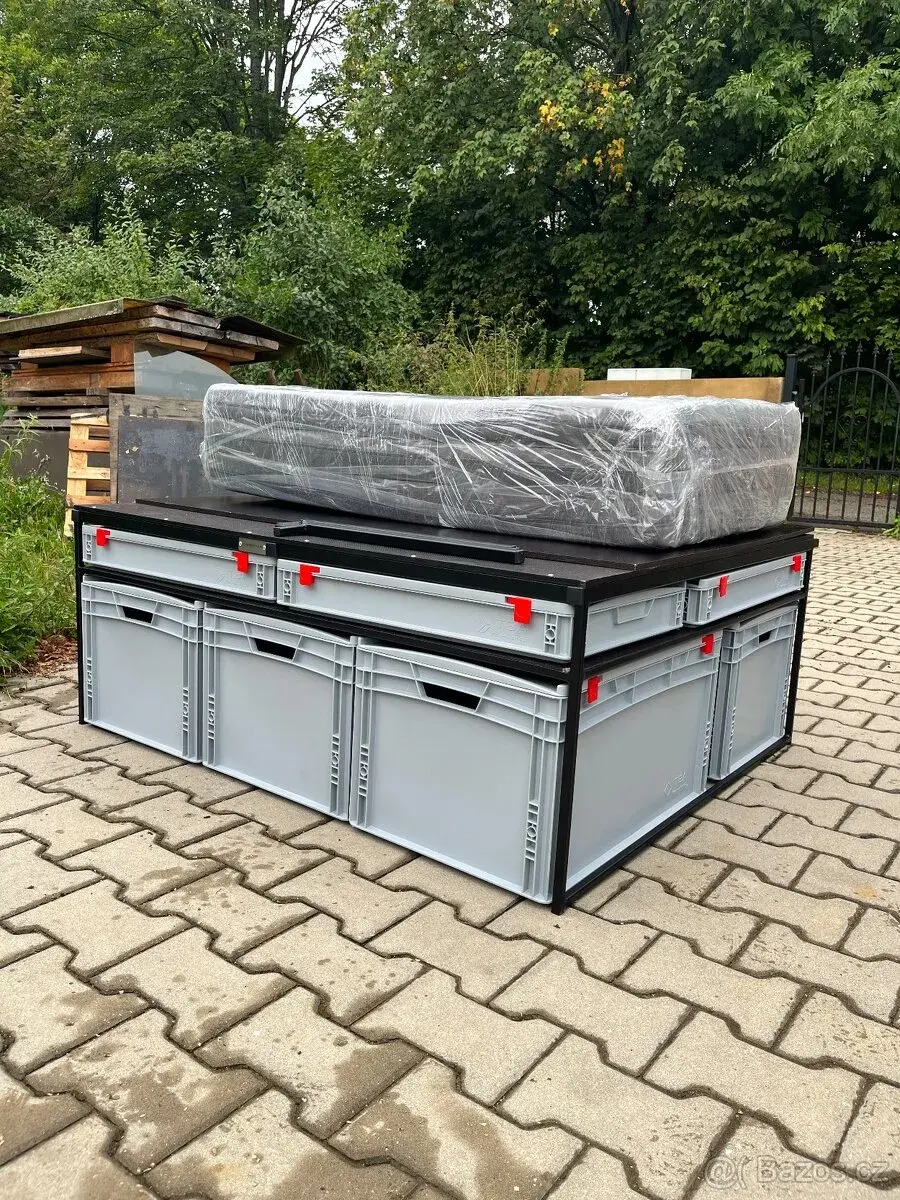 Vestavba do dodávky/camper postel+ úložný prostor i na míru