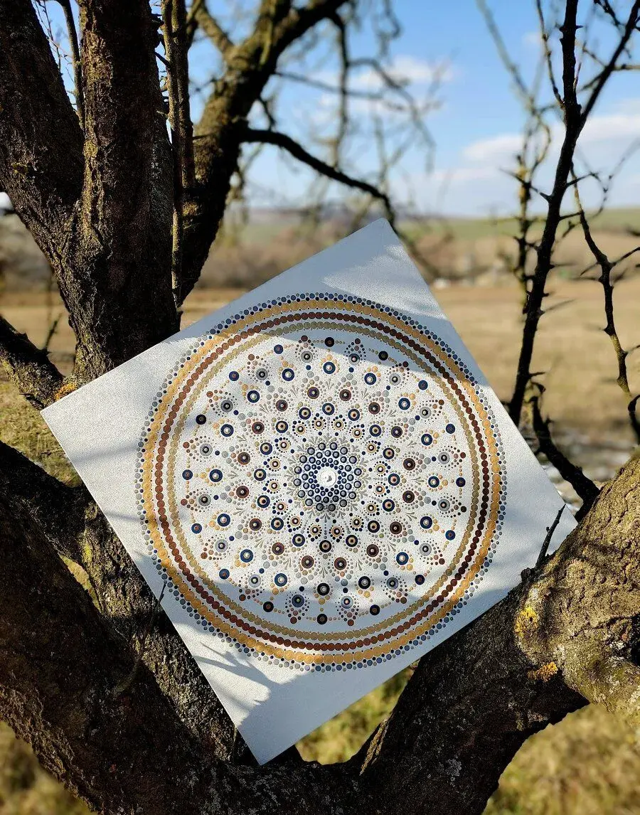 Mandala 40x40 cm