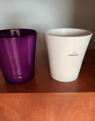 Keramický obal na orchideje zn. Scheurich 2ks