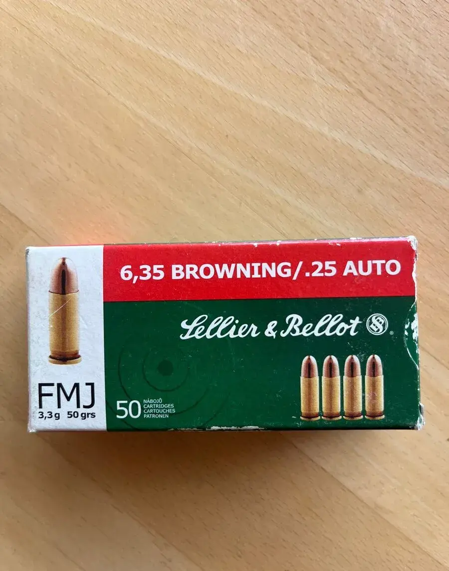 Naboje 6,35 browning/.25 auto