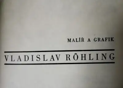 Akademický malíř Vladislav Rohling seznam grafik s ceníkem