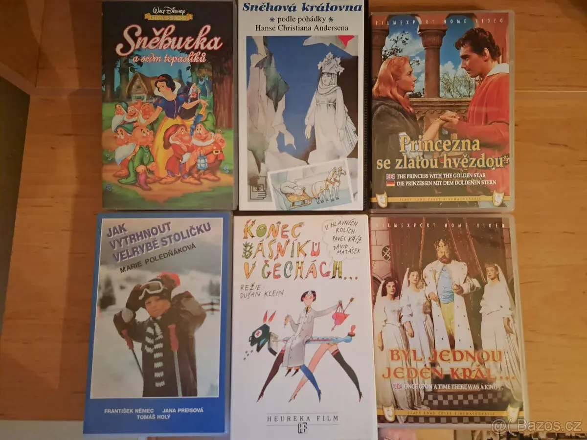 Dětské pořady na DVD a VHS