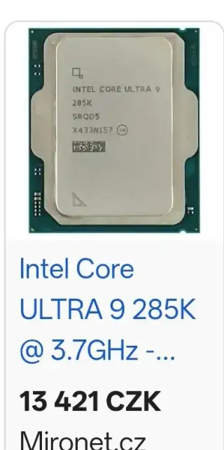 Course ultra 9 285K LGA 1851