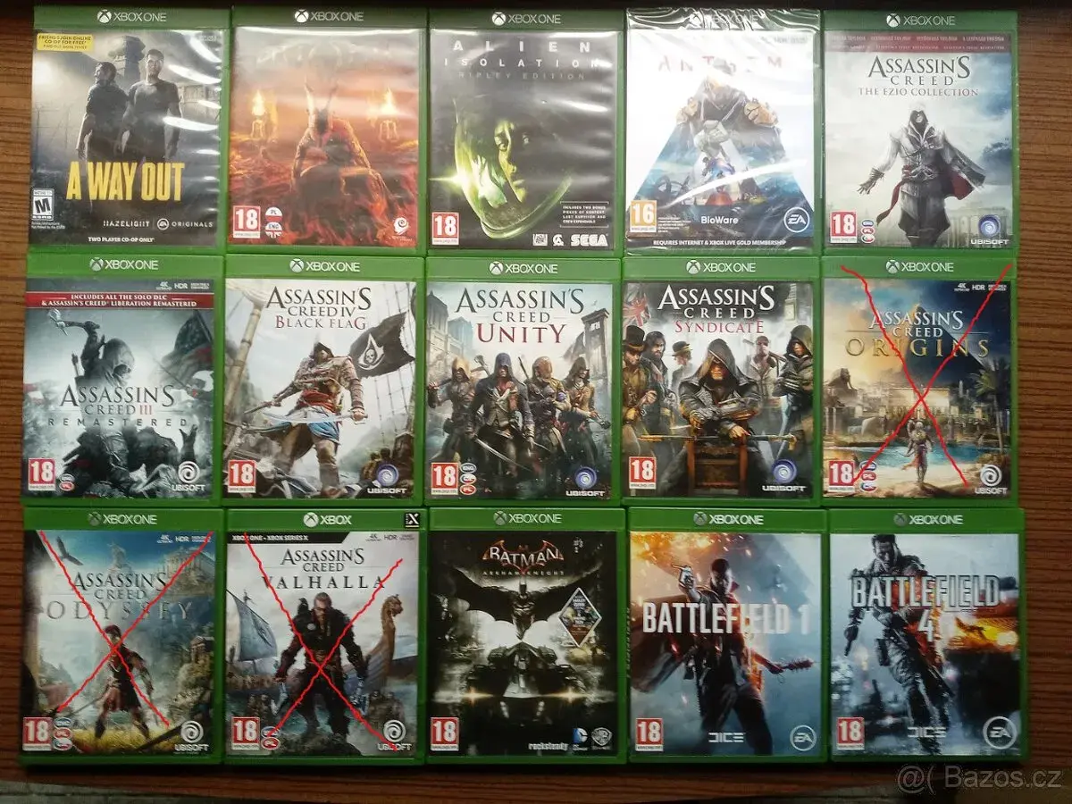 XBOX One Hry (XONE) 1/2 Akce 3+1