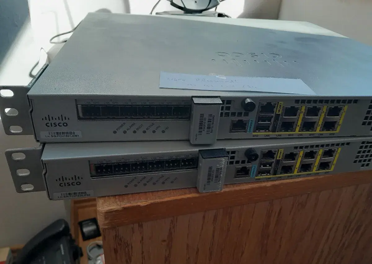 Cisco 1U router firewall switch NGFW ASA 5515-X 2kusy
