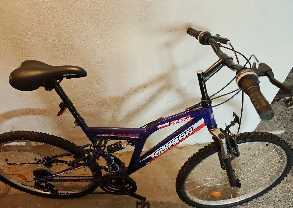 celoodpružené horské kolo Olpran Laser 26"