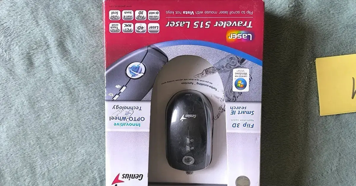 Nová laserová myš Genius Traveler 515 Laser (OptoWheel) – V