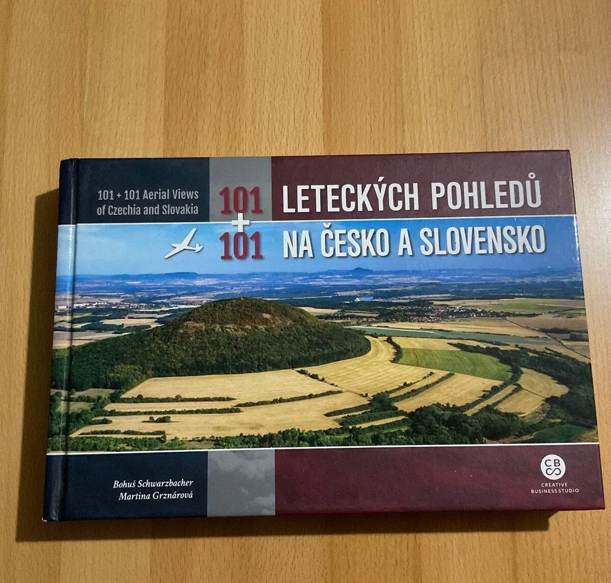 Kniha- 101 + 101 leteckých pohledů na ČR a Slovensko