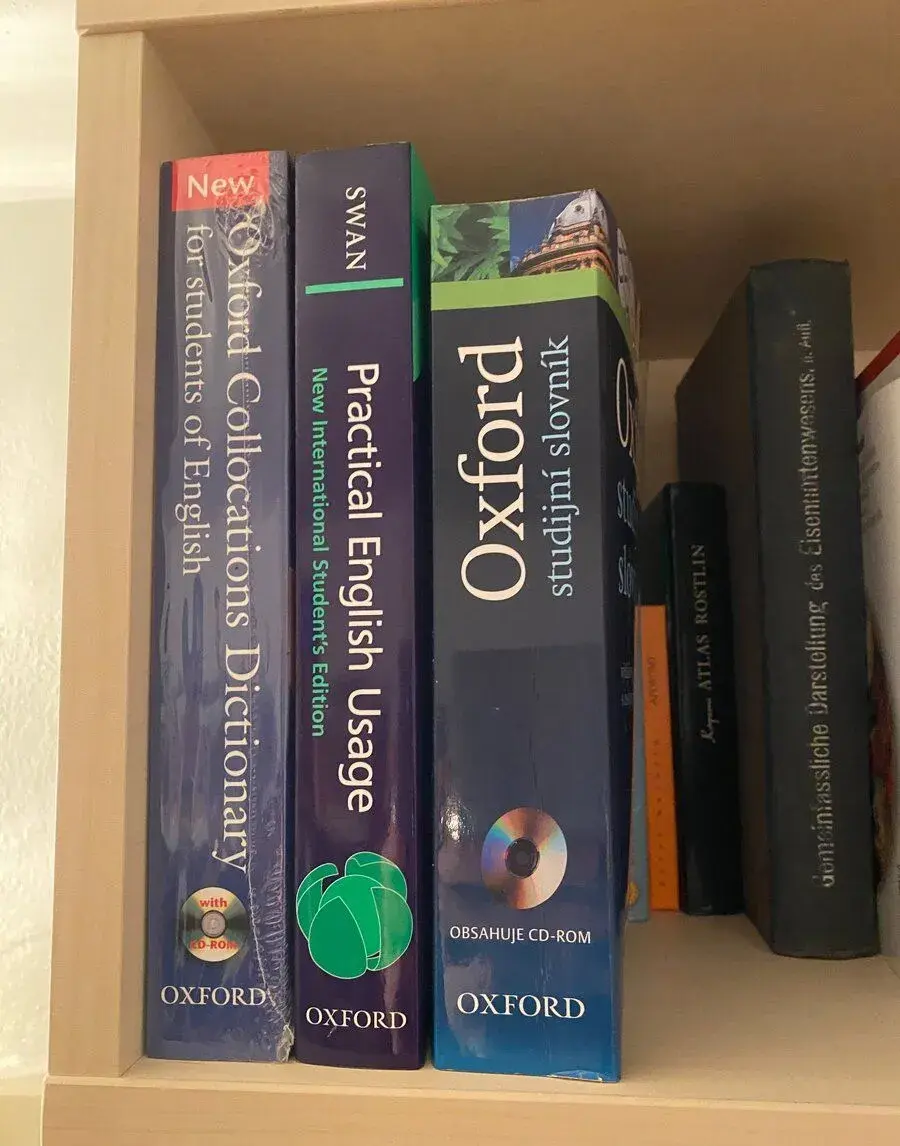 Slovníky a učebnice angličtiny Oxford