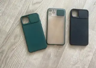 3x ochranný kryt na iPhone 11 Pro Max s posuvnou krytkou