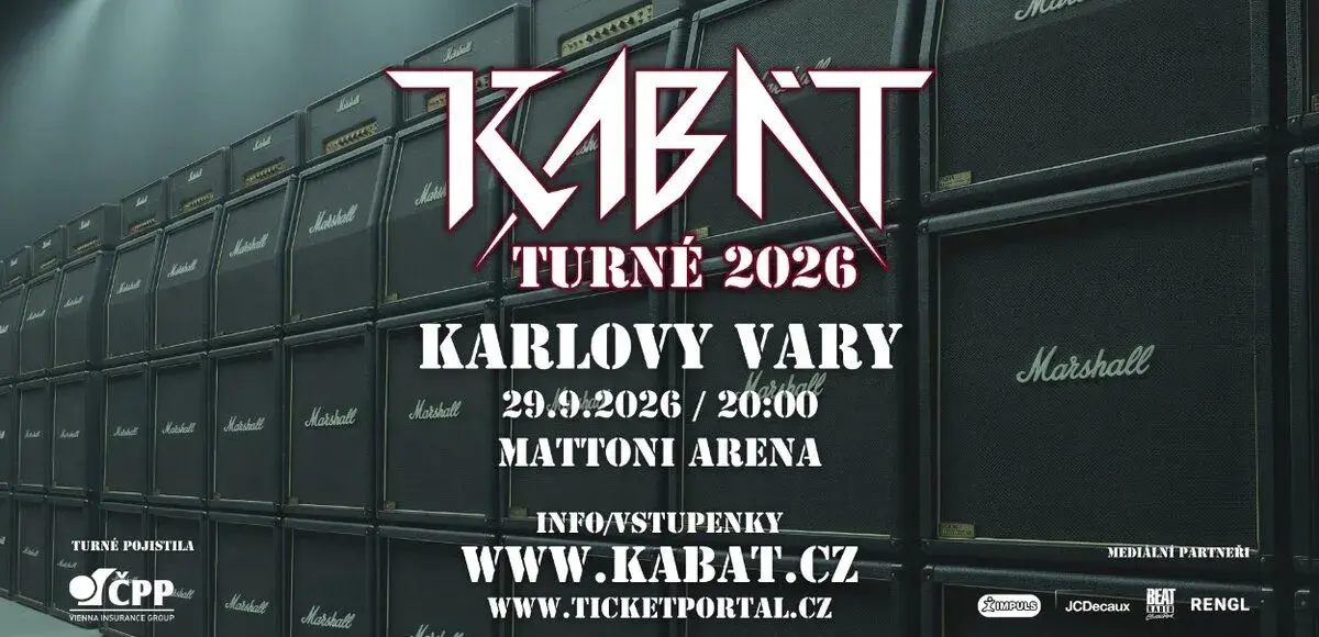Kabát Karlovy Vary 29. 9. 2026 – 2 vstupenky