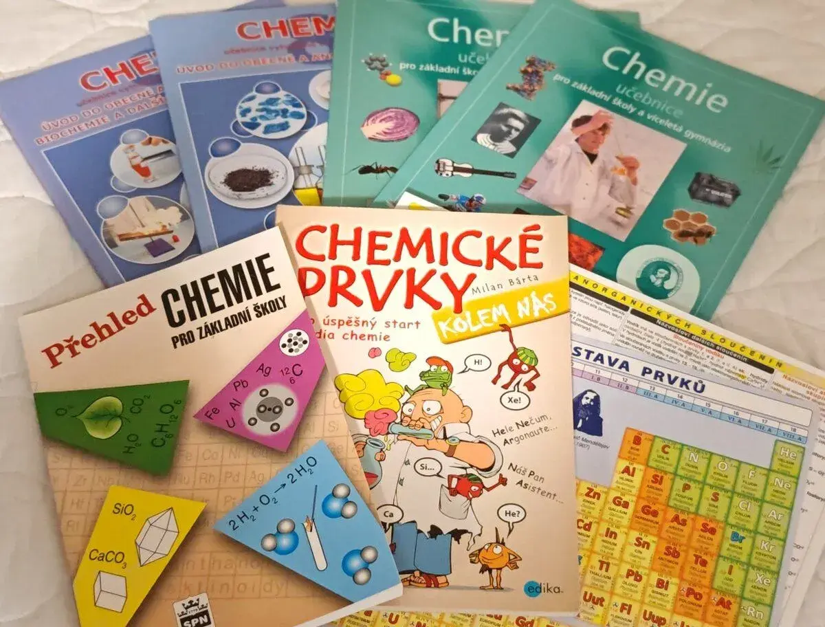 Sada 6 ks učebnic CHEMIE pro ZŠ - NOVÉ
