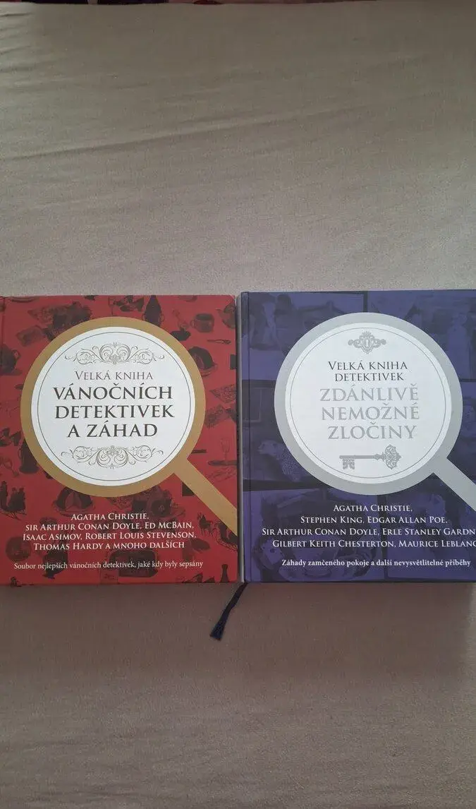 Velká kniha detektivek ,Velká kniha Vánočních detektivek a z