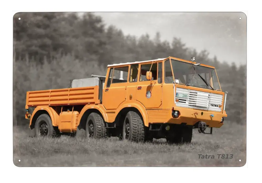 plechová cedule - Tatra T813