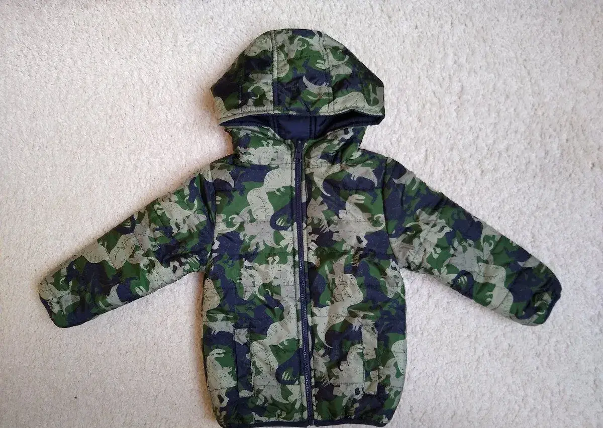 Nová přechodová/zimní dětská bunda, vel. 98