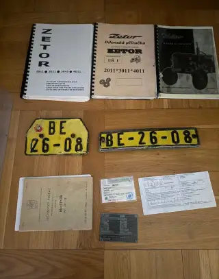 Zetor 3011 papíry