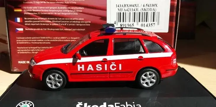 Model-Škoda Fabia I combi .Hasiči.Abrex