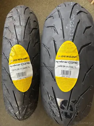 DUNLOP QUALIFIER CORE 120/70-17,180/55-17
