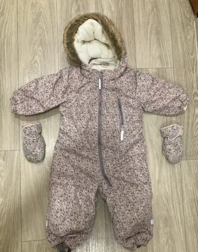 Dětská kombinéza s rukavicemi, vel. 86