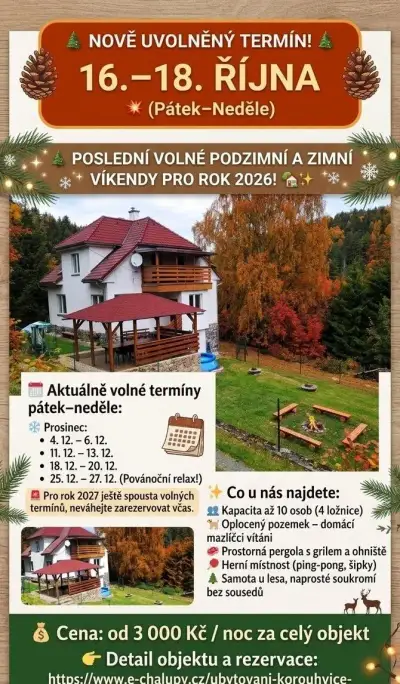 Ubytování na Vysočině