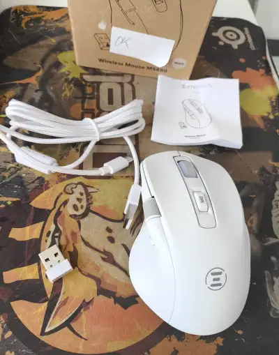 Eternico Wireless Mouse MS480 AET-MS480W (bílá - dobíjecí)