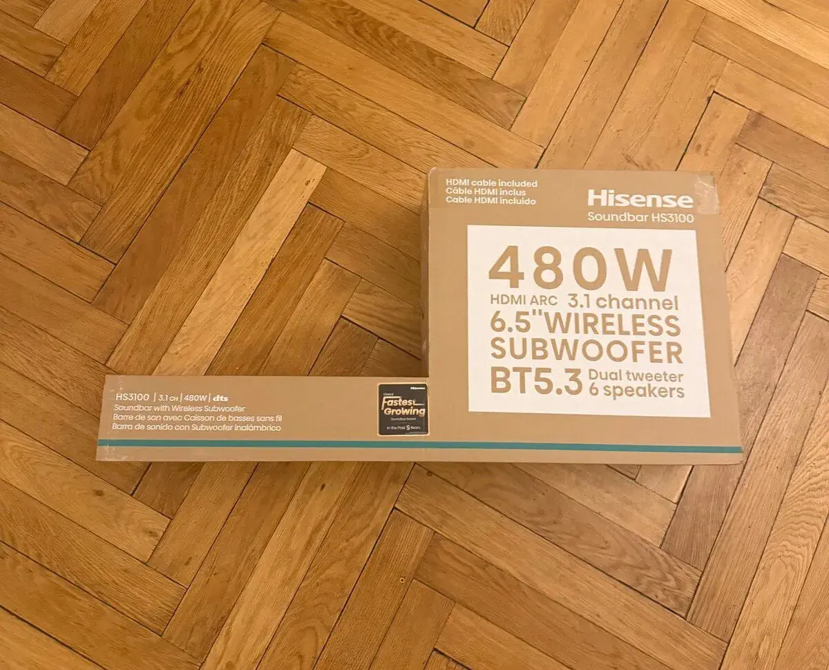 Hisense HS3100 – nový nerozbalený soundbar, 480 W
