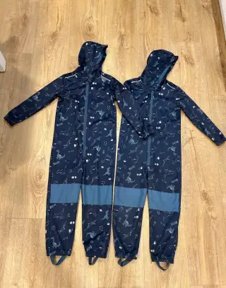 2x overal Lupilu 122/128 dinosauři