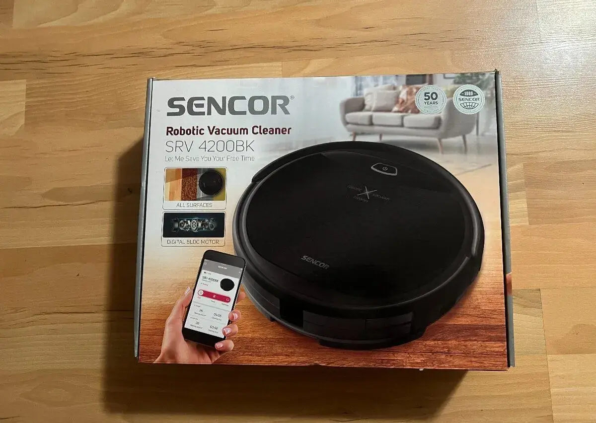 Nový robotický vysavač Sencor SRV 4200BK