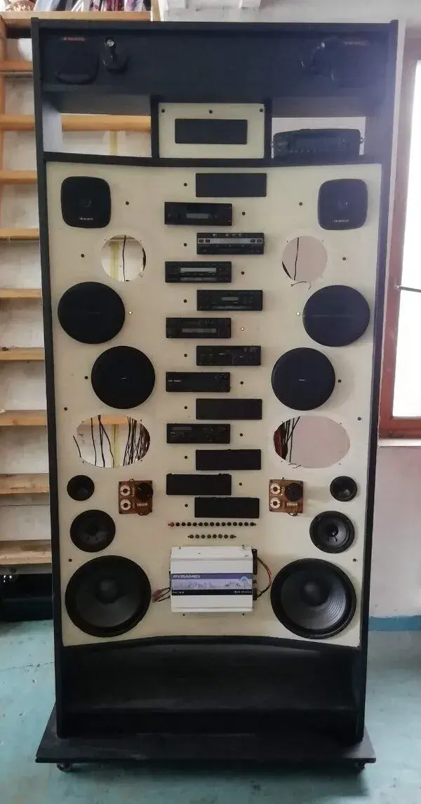 Předváděcí panel na autorádia