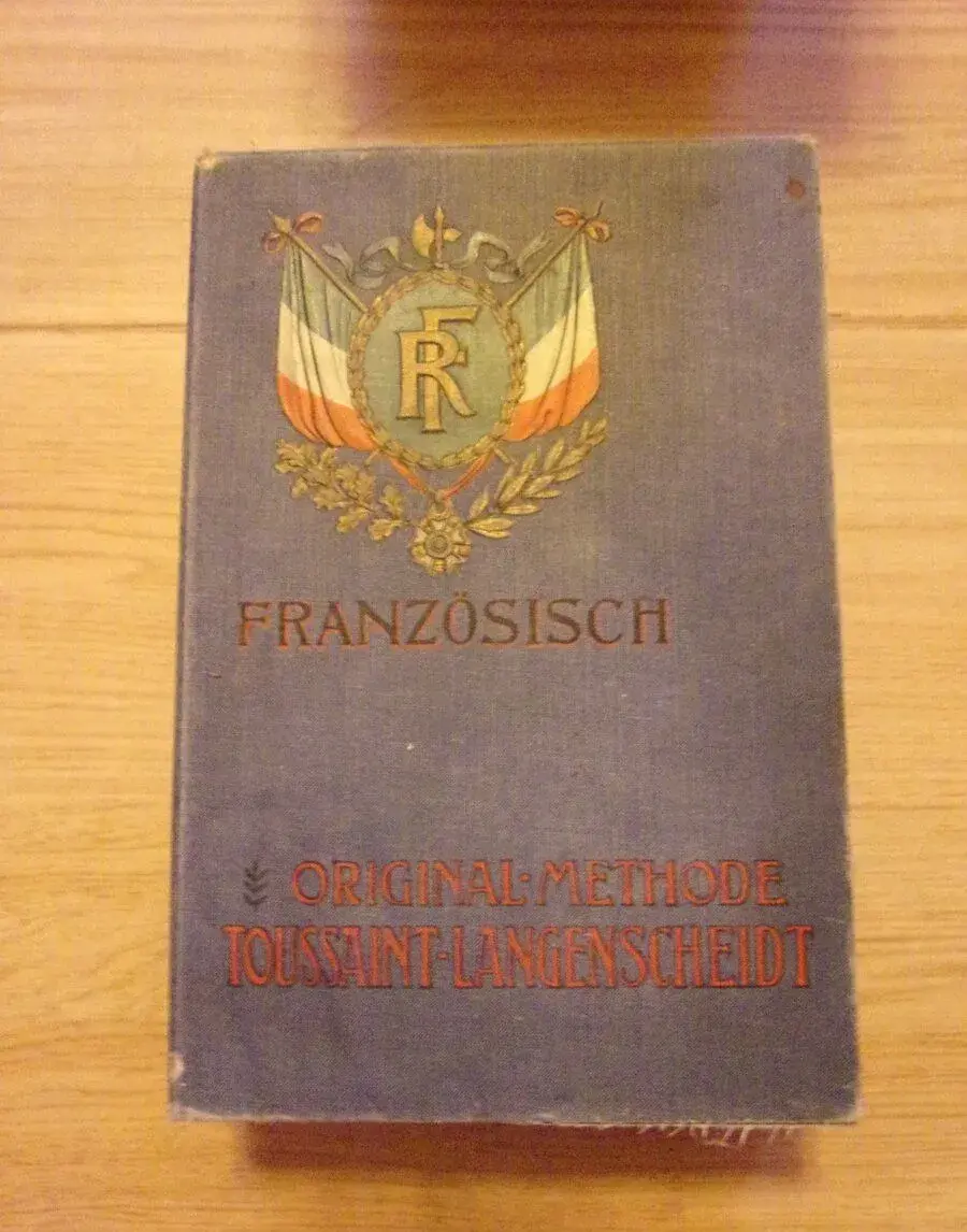 Dobovou učebnici Francouzština pro samouky 1910