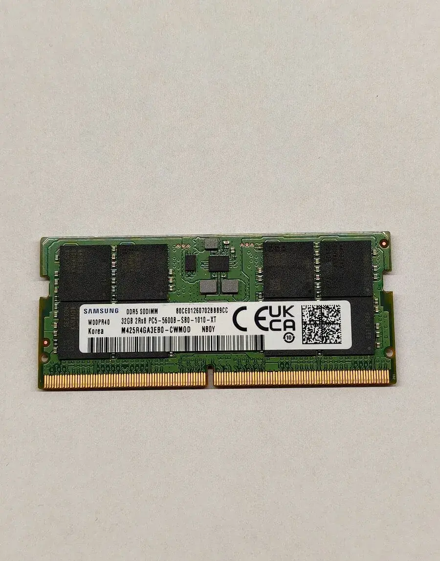 DDR5 32GB Samsung RAM 5600MHz CL46 SO-DIMM