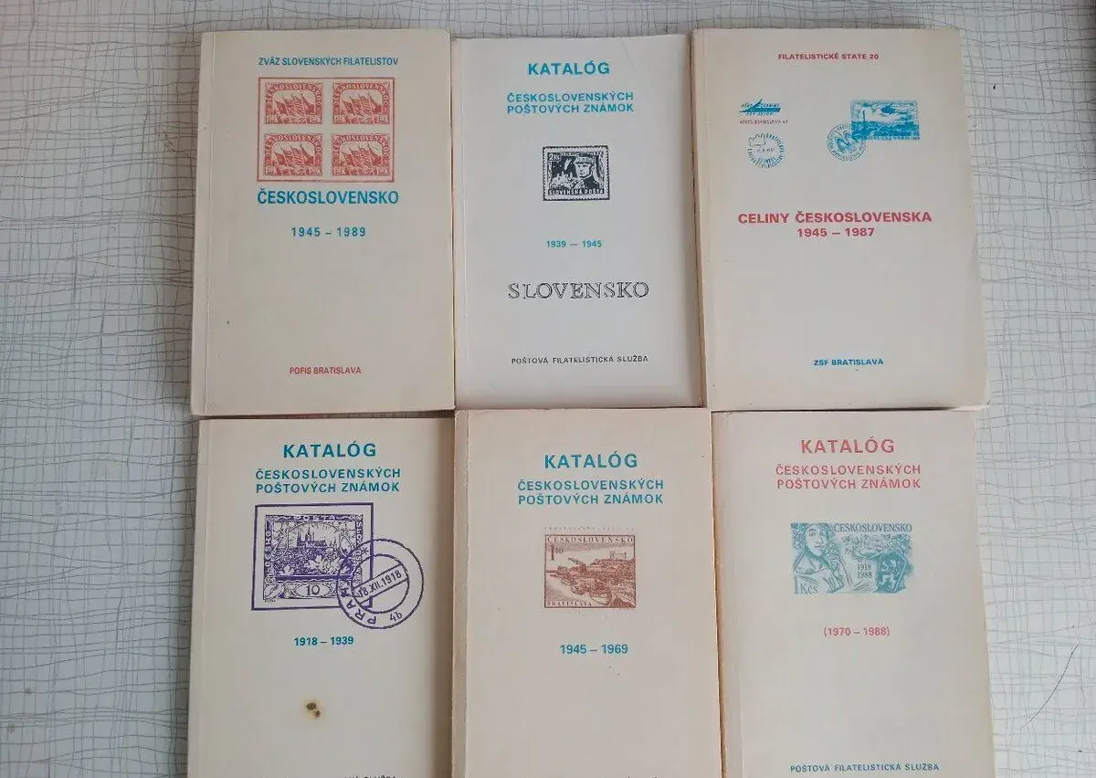 Katalogy POFIS, filatelie Československo do 1989