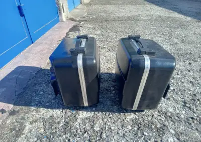 Kufry a držáky na BMW K100, K75, Hepco Becker