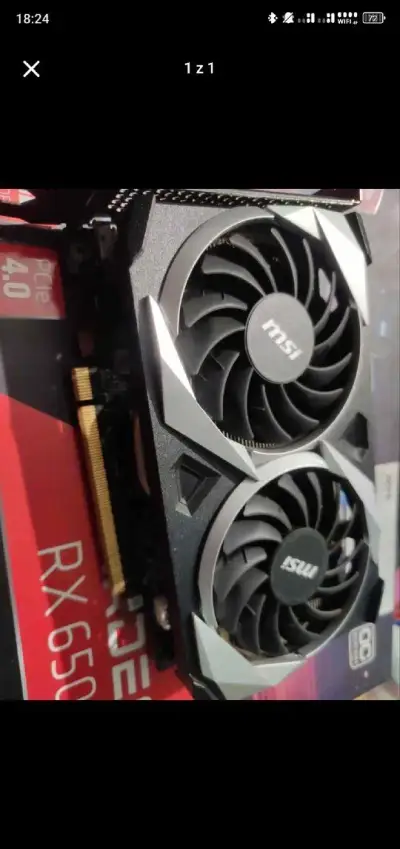 MSI Radeon RX 6500 XT 4G nepouzita fullhd
