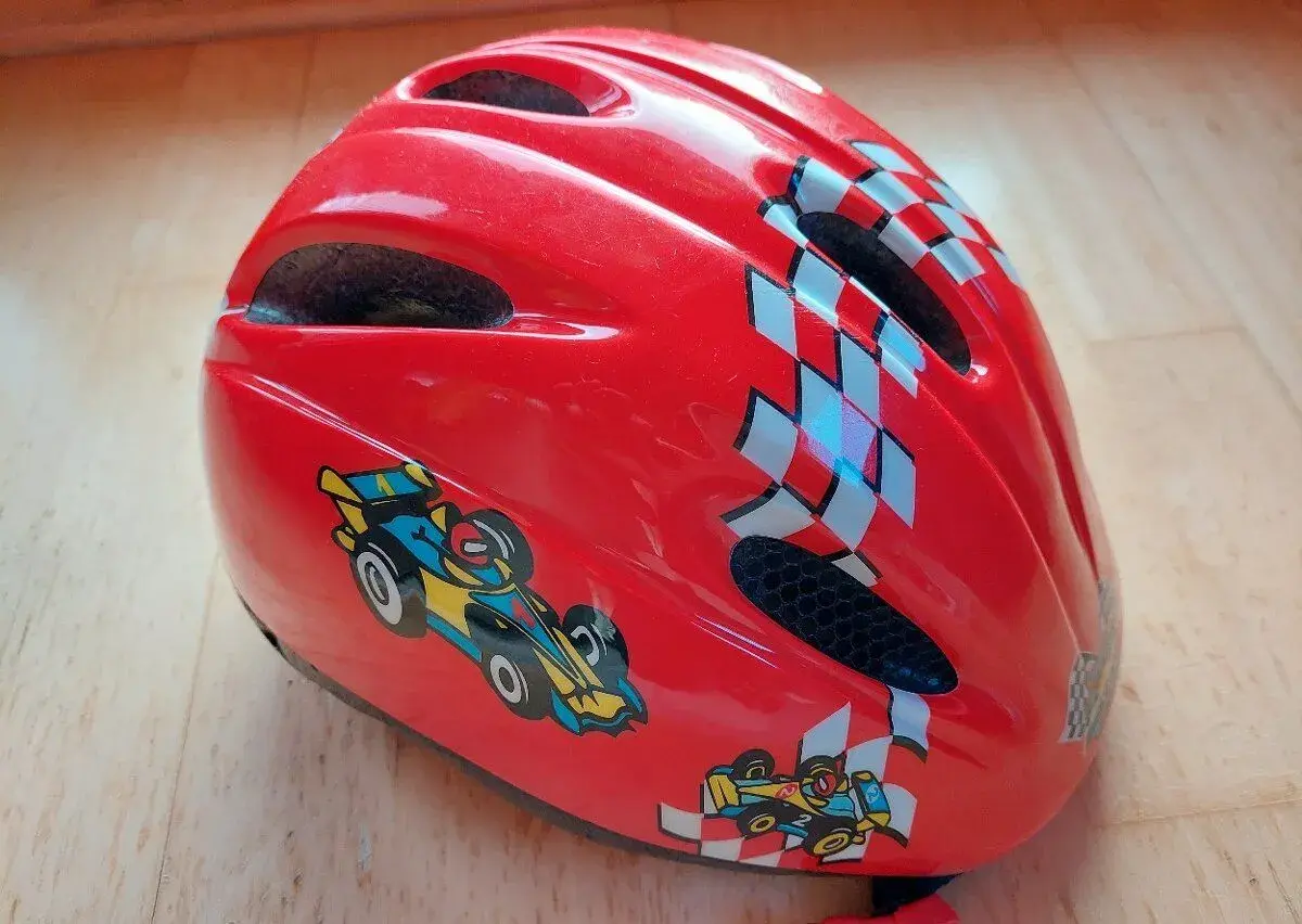 Červená přilba helma kolo vel. S/M (48-54 cm)