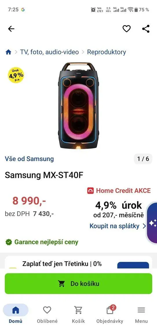 Bezdrátový reproduktor Samsung MX-ST40F