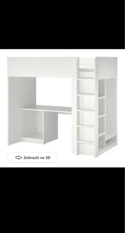 Dívčí patrová postel IKEA