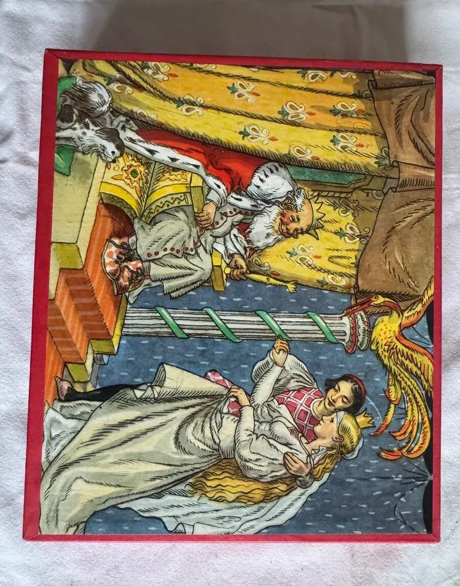 Retro dětská skládací stavebnice