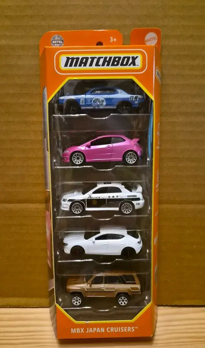Matchbox 5 pack set Japonsko / Japan Cruisers