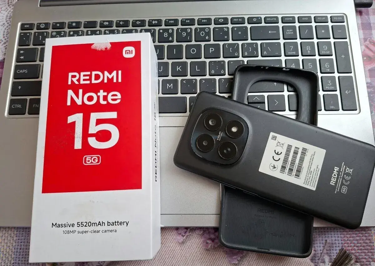 Xiaomi Redmi Note 15 5G 8GB/256GB Black