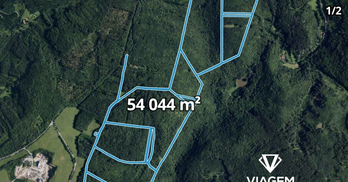 Les 54 445 m², Podíl 50 % o výměře 6 187 m²