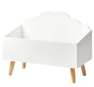NOVÝ DĚTSKÝ BOX NA HRAČKY-BÍLÝ