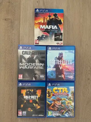 Hry na PS4 / PlayStation 4 – Mafia, Crash Team Racing, Call