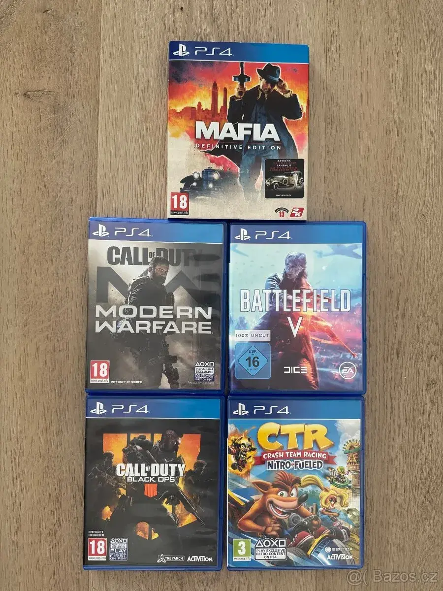 Hry na PS4 / PlayStation 4 – Mafia, Crash Team Racing, Call
